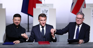 Володимир Зеленський, Емманюель Макрон та Кір Стармер