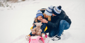 Дочь с мамой и папой