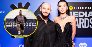 Килиан Мбаппе, Джиган и Юлия Самойлова