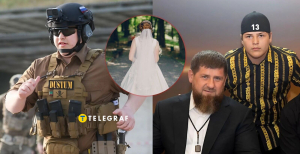 Адам Кадыров с отцом Рамзаном