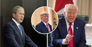 Фото чоловіка схожого на Трампа та Буша-молодшого насмішило мережу