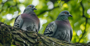 Какие дикие голуби живут в городах