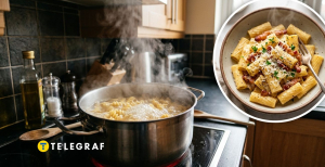 Зварені макарони