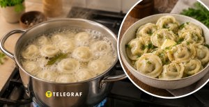 Сваренные пельмени