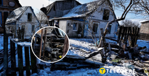 Последствия обстрела Киевщины 5 января