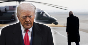 Походка Дональда Трампа на авиабазе в Давосе вызвала беспокойство