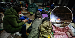 Метро під час атаки на Київ