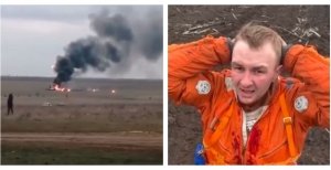 На Николаевщине упал российский самолет