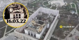 Драматичний театр у Маріуполі після російського бомбардування