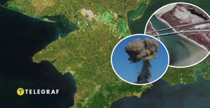 Ночью раздались взрывы возле Чонгара