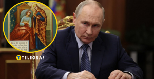 Владимир Путин, икона "Целительница"