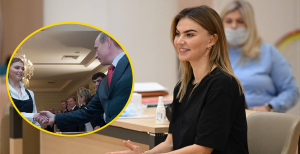 Алина Кабаева и Владимир Путин