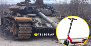 Россияне пересели с бронетехники на самокаты и мопеды