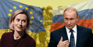 Кая Каллас и Владимир Путин