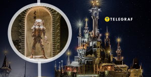 Замок у входа киностудии Victoria Film Studios
