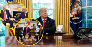 Дональд Трамп в Овальном кабинете