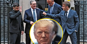 Дональд Трамп, Владимир Зеленский и европейские лидеры