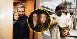 Александр Усик и Екатерина Усик с дочерью Елизаветой