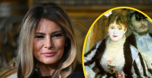 Меланию Трамп сравнили с героиней картины Ренуара