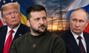 Дональд Трамп, Володимир Зеленський та Володимир Путін