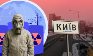 Звалище шин в центрі Києва