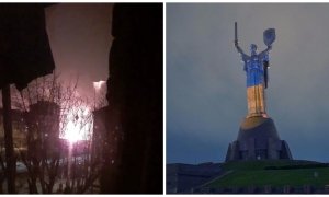 В Киеве ночью слышны многочисленные взрывы и выстрелы