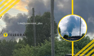 Горить доволі сильно в обох місцях