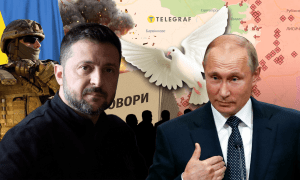 Владимир Зеленский и Владимир Путин