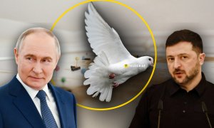 Владимир Путин и Владимир Зеленский