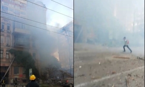 17 октября произошел взрыв в жилом доме в Киеве
