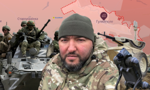 Командир роты НРК Сергей Волков