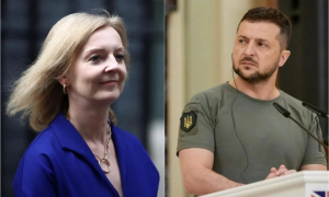 Ліз Трасс та Володимир Зеленський