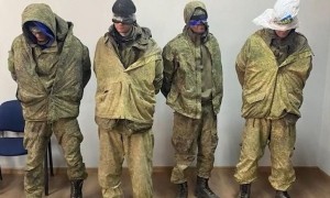 Российские солдаты в плену в Украине