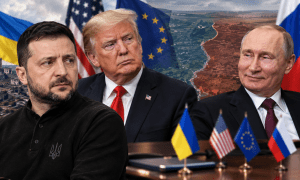 Владимир Зеленский, Дональд Трамп и Владимир Путин