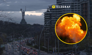 Киев под ракетной атакой россиян