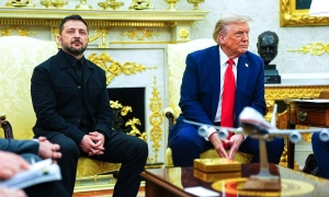 Владимир Зеленский и Дональд Трамп в Белом доме