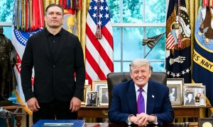 Олександр Усик і Дональд Трамп