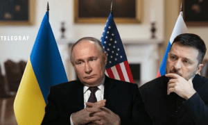 Владимир Путин и Владимир Зеленский