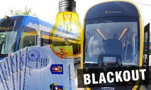 Замінити електротранспорт у разі тривалих відключень мають автобуси. Фото Колаж "Телеграфа"