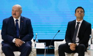Александр Лукашенко и Владимир Зеленский