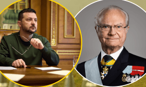 Володимир Зеленський та король Карл XVI Густав