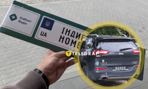 Індивідуальні номерні знаки мають білий фон і чорні символи