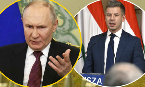 Володимир Путін та переможець виборів в Угорщині