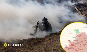 Украинские воины отбрасывают врага