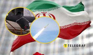 Флаг Ирана, "шахед", ракета