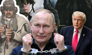 Владимир Путин в наручниках