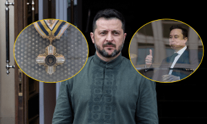 Владимир Зеленский и Илон Маск