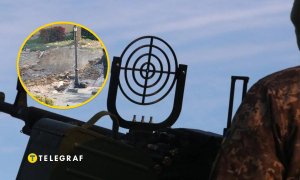 Последствия удара иранского дрона по ОАЭ, украинский военный