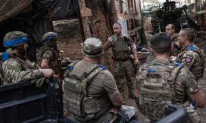 Українські військові на службі