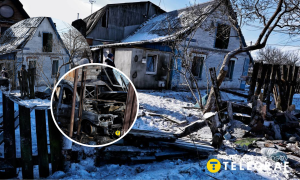 Последствия обстрела Киевщины 5 января